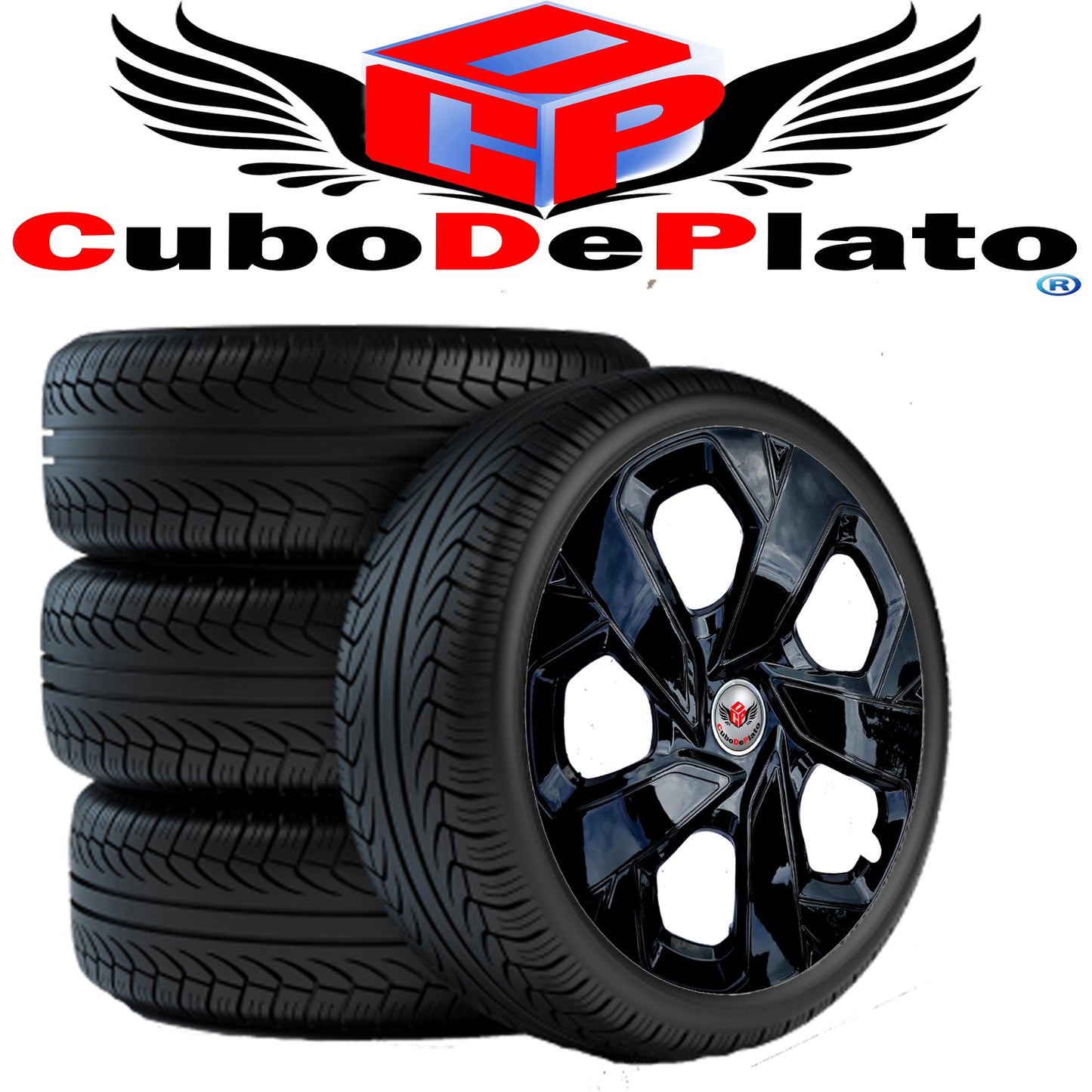 CuboDePlato PunchBlack Wheel Cover For Tata-punch  (15.0 inch)