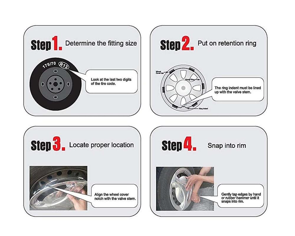 CuboDePlato Delta Black Wheel Cover Universal For Car Size available 12,13,14,15