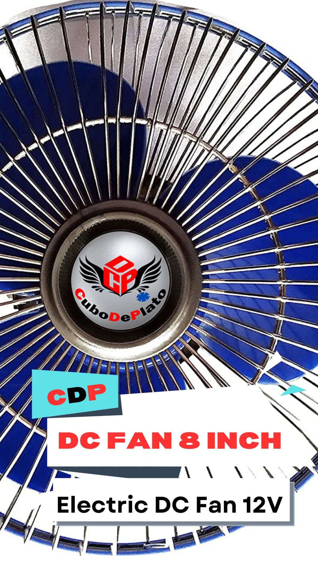 CuboDePlato CuboDePlato_8 Inch DC Mini fan Car Interior Fan(12 V)